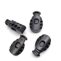 Plastic Cord Lock Shoelace Fastener Barrel Shock End Lock Cord Toggle Stoppers for Handicrafts Backpacks Sportswear Clothing Bag