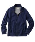 Cotton Double Knit Zip-Front Jacket for Winter Breathable with Anti-Wrinkle and Anti-Shrink Features Front Logo Placement