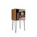 Vinyl Record Cabinet Phonograph Base Speaker Bookcase with Sofa Side Application for Home or Hotel Furniture