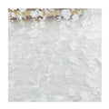 New Single-sided White Flower Polyester Embroidered Mesh Lace Fabric for Wedding Dress and Evening Dress MF92