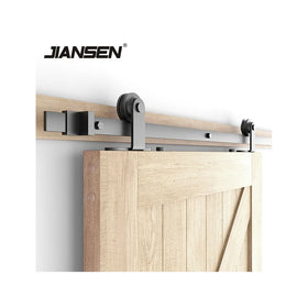 Wholesale Classical Heavy Duty 6 Feet Rail Hanging Sliding Single Barn Door Hardware Kits
