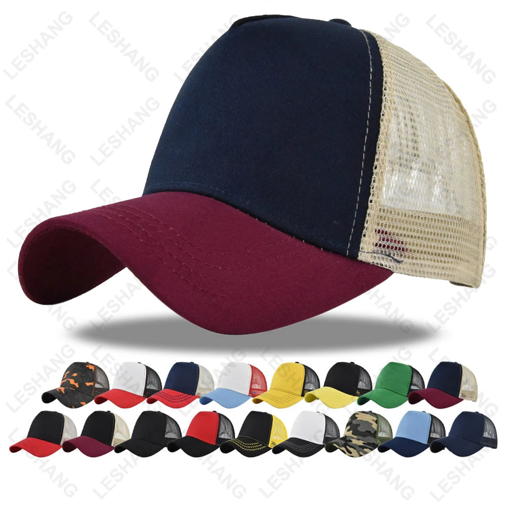 Wholesale High Quality 5 Panel Cotton Twill Gorras Trucker Mesh Hats Caps With Animal Custom Embroidery Patch Logo