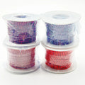 Wholesale 10 Yard Roll of 3D Claw Rhinestones Chain Glass 3mm Loose Rhinestones for Sew-On Cup Garment Accessories for Bags