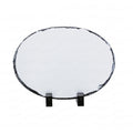 DIY Personalized Rock Photo Frame Oval Shaped Sublimation Blank Slate with Display Stand for Customized Photos