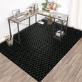 Office Chair Mat with Lip for Low to Medium Pile Carpet Rectangle Carpeted Surface Chair Mat