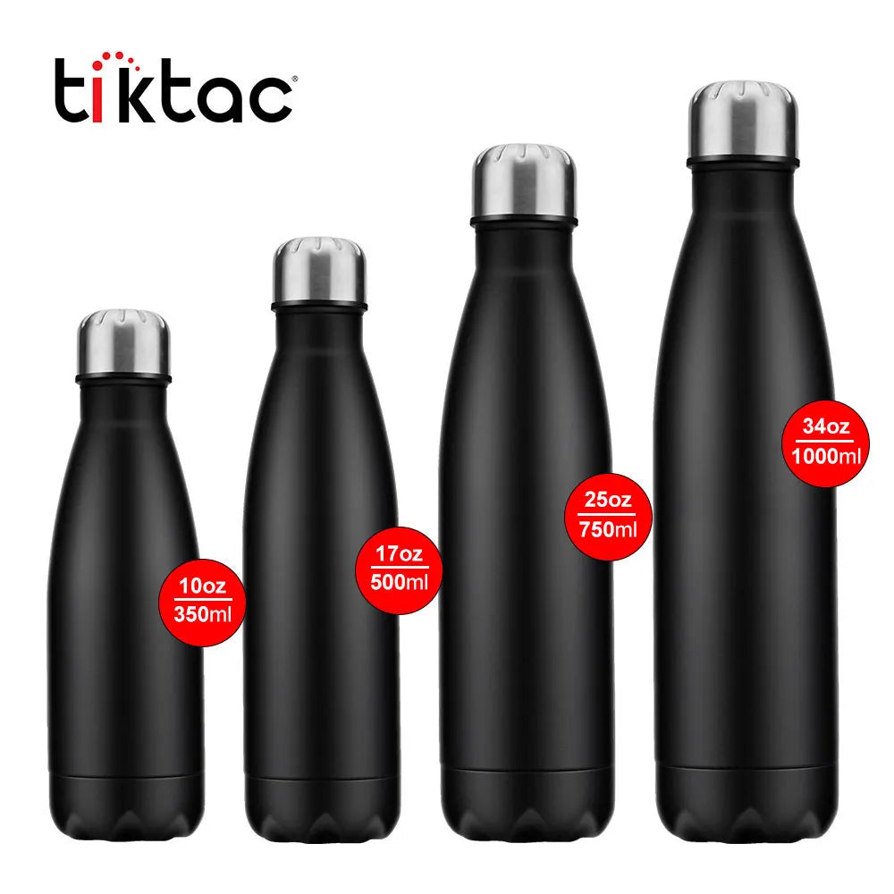 Eco Friendly 500ml Vacuum Insulated Sport Double Wall Stainless Steel Water Bottle With Custom Logo