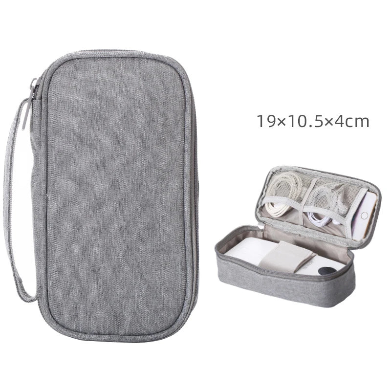 New Portable Digital Wire Accessories Charger Power Bank Storage Bag Organizer Flexible Foldable