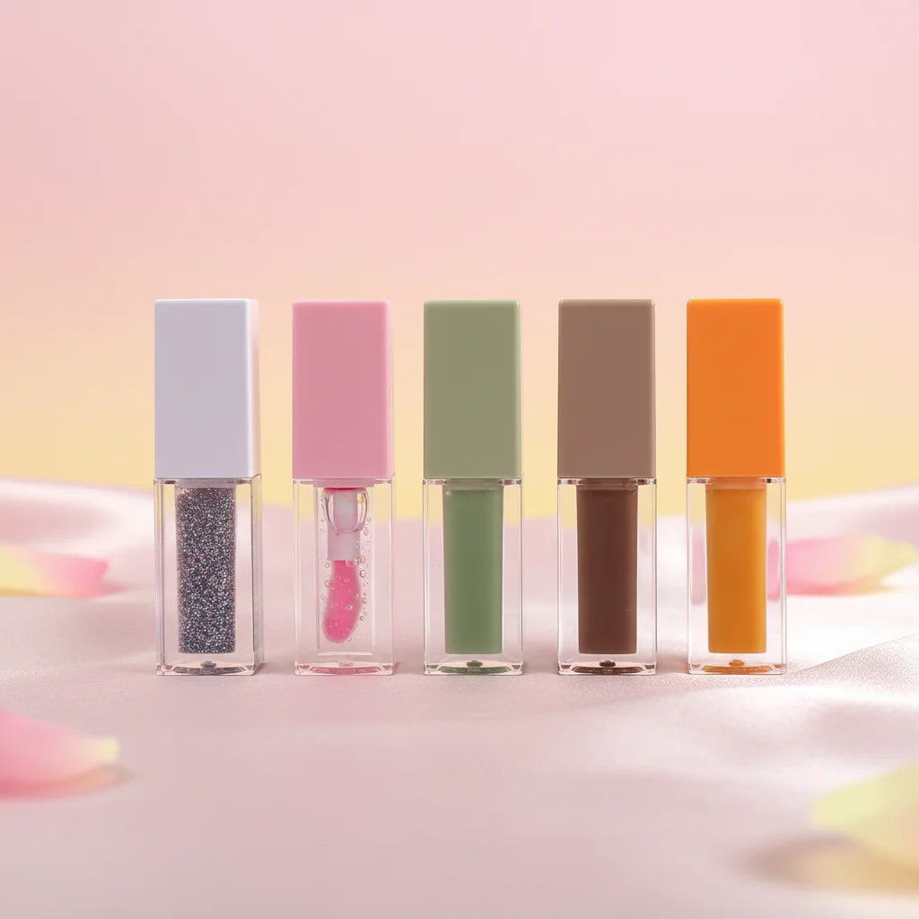 Wholesale Cute Lip Care Plumping Hydrating Sunscreen Waterproof Lip Gloss Oil Vegan Vitamin E Natural Moisturizing Fruit Lip Oil