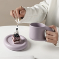 Hot Selling Nordic Ins Style Fat Handle Cup Cute Coffee Cup Set Office Ceramic Mug Cheap Ceramic Coffee Mugs