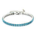 New Colorful AAA Zircon Stone Animal Pattern Tennis Bracelet Silver Plated Stainless Steel Chain Women Wedding Jewelry
