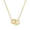 2023 New Heart-to-heart Stainless Steel Pendant Jewelry Simple Ladies love Valentine's Day Necklace