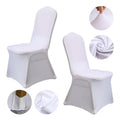 White Chair Covers Wedding Reception Decorations Chair Cover Outdoor Chair Skirt Decoration