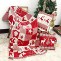 Customizable Christmas Woven Tapestry Throw Blanket Quick Manufacturing with Cartoon and Festival Patterns for Sofas Blanket