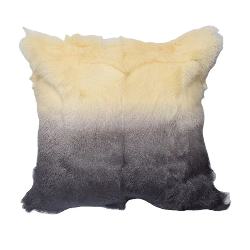 MWFur Cushion Cover Modern Sofa Square Pillowcase Luxury Home Drcor Fashion Factory Wholesale Goat Skin Pillow Case