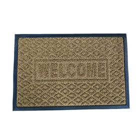 Tufted Grass Surface Shaggy Polypropylene Absorbent Wholesale Rubber Door Mat Grass Doormat