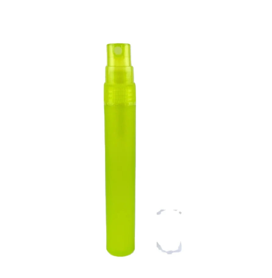 Wholesale 10ml Mini Green Pump Sprayer Perfume Spray Bottle Pen Shape PP Material for Cosmetic Liquid Lotion Packaging