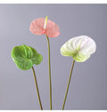 M727 Artificial Flowers Decoration Wedding Flores 3D Latex Plastic Faux Anthurium for Decor