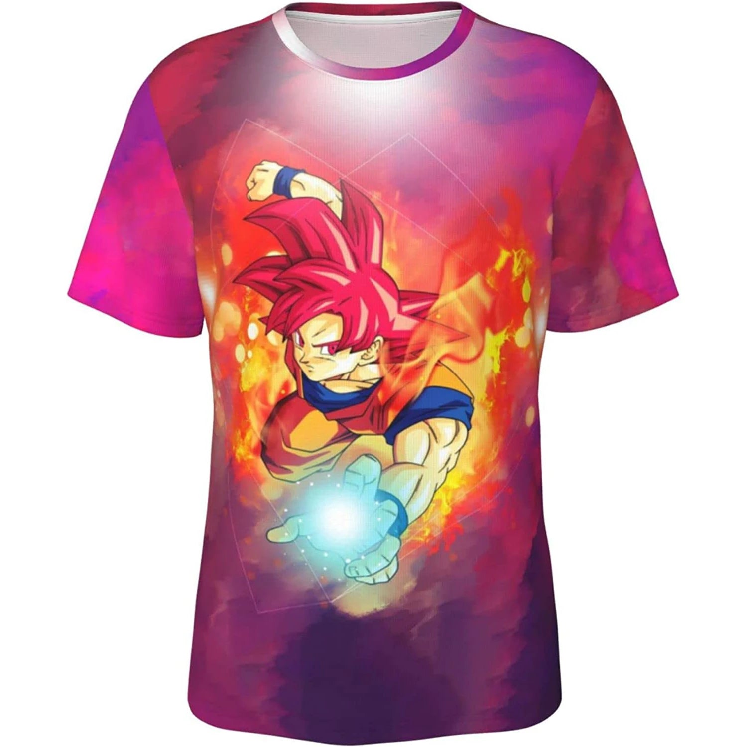 Fitspi 3d Printed Anime T-shirt Funny Custom Design Short Sleeve T-shirt Unisex Fashion Comfortable Crew Neck T Shirt