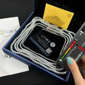 Wholesale 925 Silver 10k 14k 18k Gold Plated Diamond Tennis Chain 2mm 3mm 4mm 5mm Vvs Moissanite Tennis Necklace