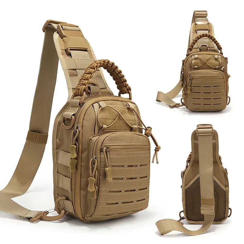 Shoulder Bag Men Hiking Backpack Outdoor Hunting Camping Fishing Molle Trekking Chest Sling Bag