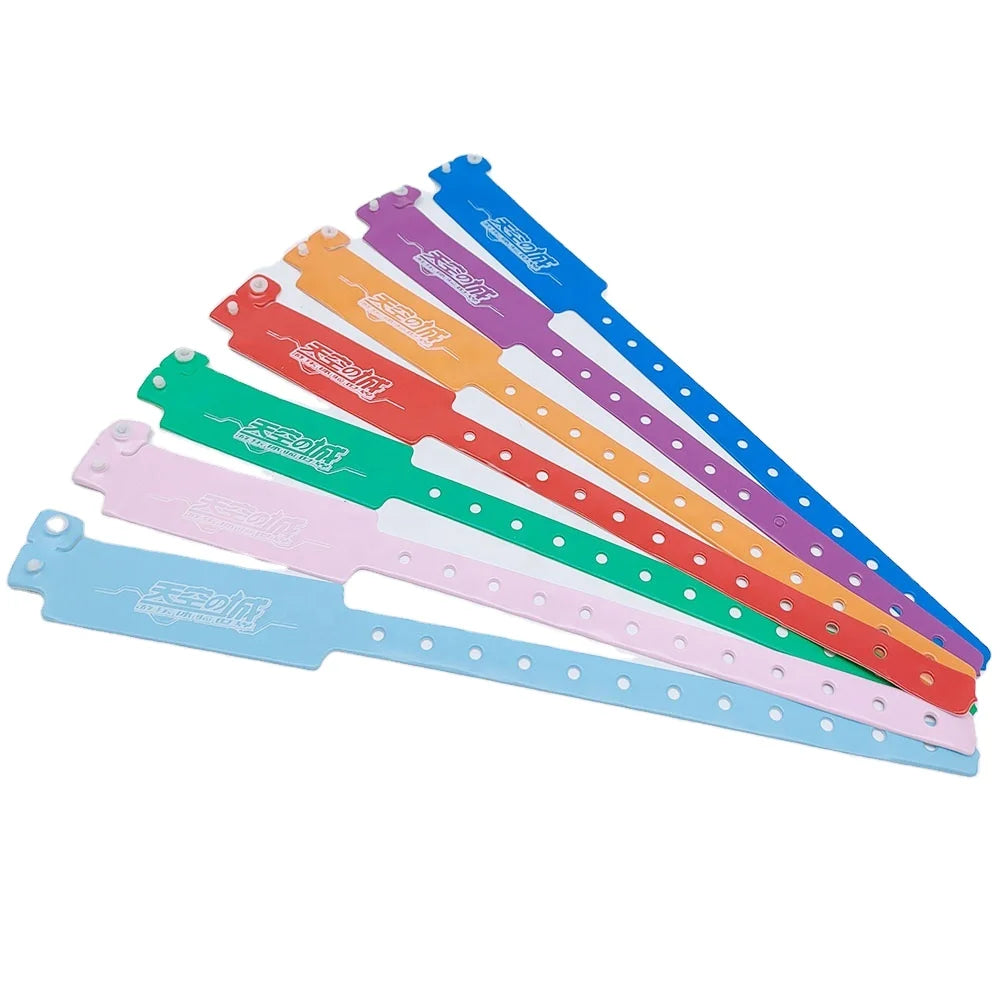 DDjoy Festival Events Items Factory Manufacture VIP Admission Custom Vinyl Pvc Plastic Bracelet