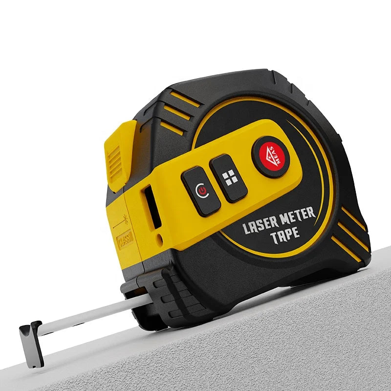 3 in 1 Digital Laser Tape Measure Distance Meter 40m Measurement Tool 5m Laser Measuring Tape with LCD MegaBDM