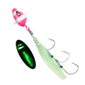 Luminous Heavy 100g 150g 200g 250g 300g Big Game Squid Skirt Metal Jig Lure Fishing Lures Squid Jig