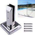High Quality Frameless Tempered Glass Outdoor Railing Pool Fence 2205 Black Spigot Glass Balustrade Spigots Modern Made China