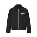 Wholesale Custom LOGO Men Clothing Outwear Short Zipped up Workout Jacket  Men's High Street Wear Blazer Jacket for Men