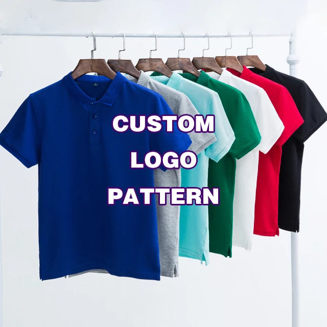 Hot Selling Design Golf Shirts Custom Logo Solid Color Uniform Golf Camiseta Golf Shirt for Men
