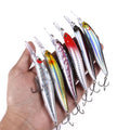 13cm-15.5g-4#Hook Trout Magnet Fishing Minnow Lure Jerkbait