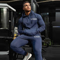 Wholesale Cotton Fleece Hooded 1/4 Zip Mens Hoodies Sweatshirt Plain Vintage Embroidered Custom Men Sweatshirt