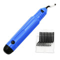 Portable Handle Plastic Hand Burr Trimming Knife NB1100 Handheld Edge Cutter Removing Deburring Tool With 10pcs BS1010 Blades