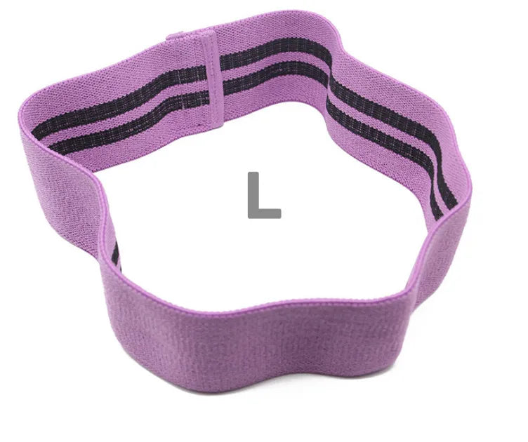 Wholesale Custom Logo Glute Workout Elastic Fitness Pink Workout Booty Exercise Circle Resistance Fabric Hip Bands Yoga Product