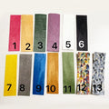 Multi Color Finger Skateboard Deck Veneer Wooden Fingerboard Veneer