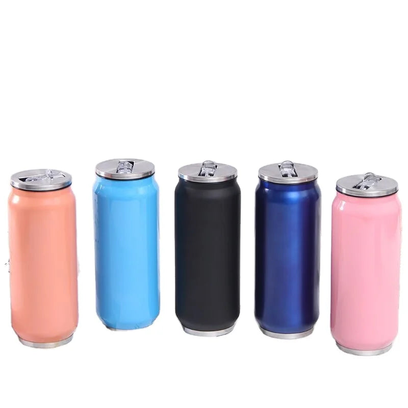 Factory Wholesale 12 OZ Cola Thermos Stainless Steel Cola Can Shape Vacuum Flasks/cole Thermos Water Bottle