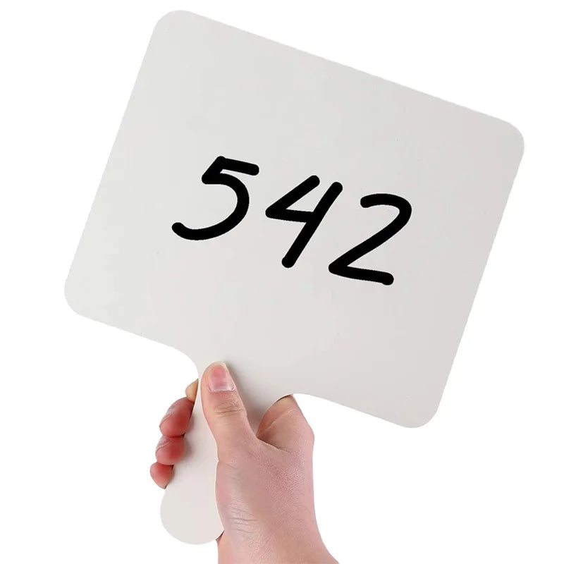 250*310*5mm Single Side MDF Sublimation Blank Answer Paddle/Fan for School/Business/Grad