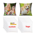 Sublimation Pillow case Blanks White Custom Cushion Covers  Printing Pillow Covers Blanks Custom logo Pillow case Sublimation