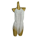 Sparkly Backless Rhinestone Jumpsuits Women Carnival Party Leotard Drag Show Stage Gogo Dancer Wear Women Sexy Fringes Bodysuits