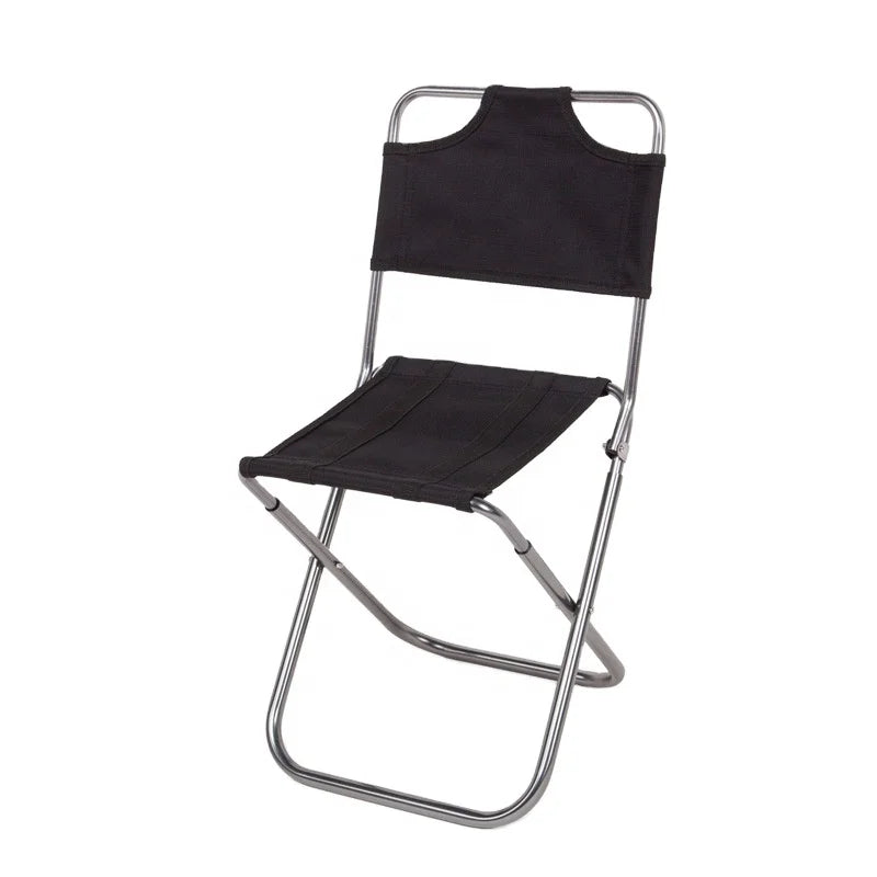 Hot Sale Aluminum Alloy Folding Leisure Fishing Camping Chair Stool with Backrest