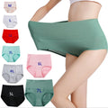 Wholesale Ladies Plus Size High Waist Cotton Underwear Breathable Seamless Panties for Women Comfortable Daily Wear Briefs