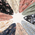 Zifeng OEM Turbante Nigeriana Para Casamento Tradicional Muslim Printed Square Scarf Chiffon Hijab