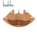 Boshiho Customized Durable Pu Leather Beard Shape Eyeglasses Case & Display Stand Foldable Organizer for Eyeglasses Sunglasses