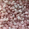 Natural Crystal Tumble Stone Healing Polished 2-3 cm Oval Spiritual Rose Clear Mixed Quartz Stone