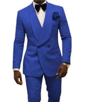 XS-5XL Men's Suit Set Business Casual Suit Men's Two Piece Bridesman Wedding Banquet Suit