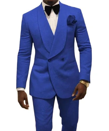 XS-5XL Men's Suit Set Business Casual Suit Men's Two Piece Bridesman Wedding Banquet Suit