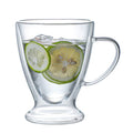 Glass Coffee Mug Heat Resisted Double Wall High Borosilicate Glass Cup