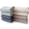 Eco Friendly Dishes Towel Set Rectangular Plain Waffle Cotton Tea Towel Kitchen Towel Napkin
