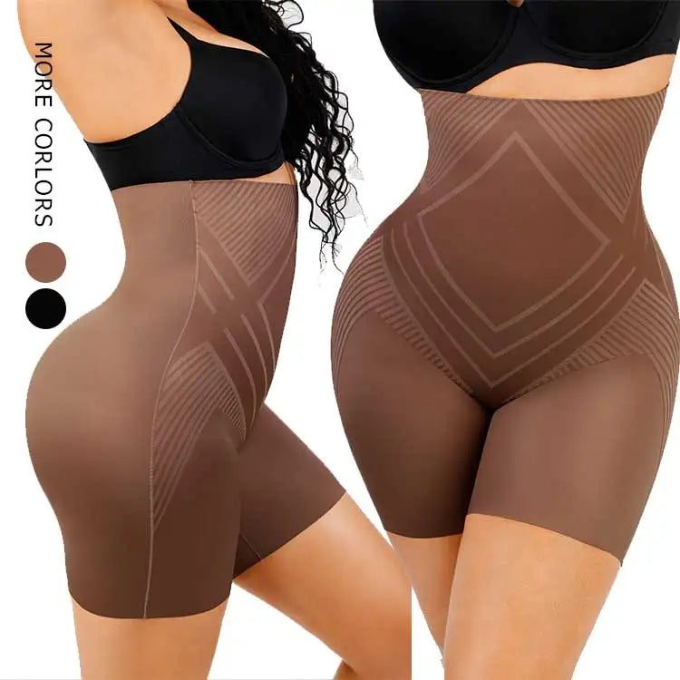For Hexin Wholesale Women's High Waist Shapewear Panty Plus Size Butt Lifter Tummy Firm Control Breathable Slimming Underwear