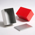 Custom Recycled Metal Tin Box Empty Rectangle Can for Tea & Cookie for Food Storage-Eco-Friendly Tinplate Packaging